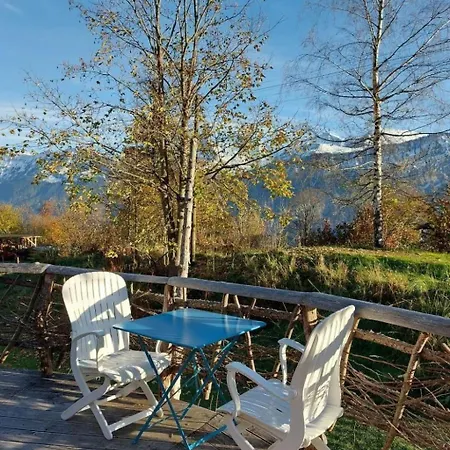 Einzigartige Holzhuette Mit Bergpanorama By Interhome Casa vacanze *