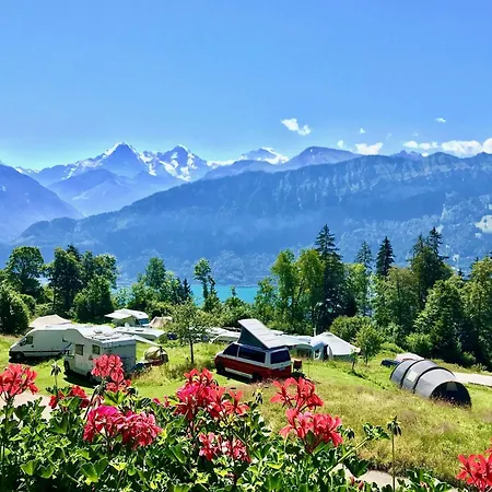 Einzigartige Holzhuette Mit Bergpanorama By Interhome Beatenberg