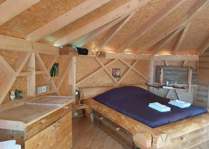 Einzigartige Holzhuette Mit Bergpanorama By Interhome