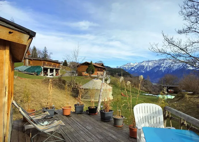 Casa de Férias Einzigartige Holzhuette Mit Bergpanorama By Interhome *